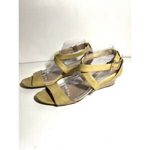 Jimmy Choo Yellow Strappy Heels